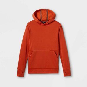 All in Motion Boy' Tech Fleece Hooded Sweatshirt , Copper Orange, Size M 8/10